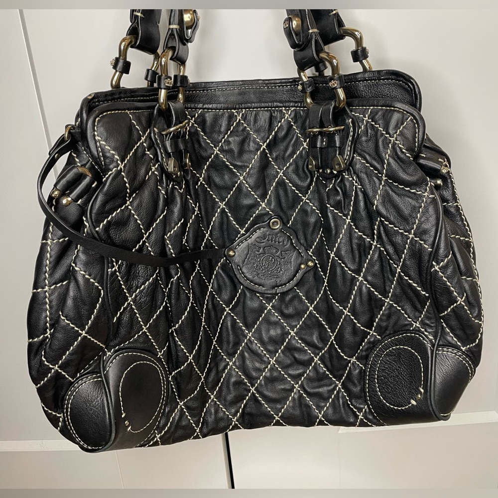 Large leather Juicy Couture Purse